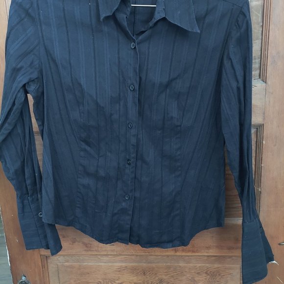 Black Button Down - Picture 3 of 5
